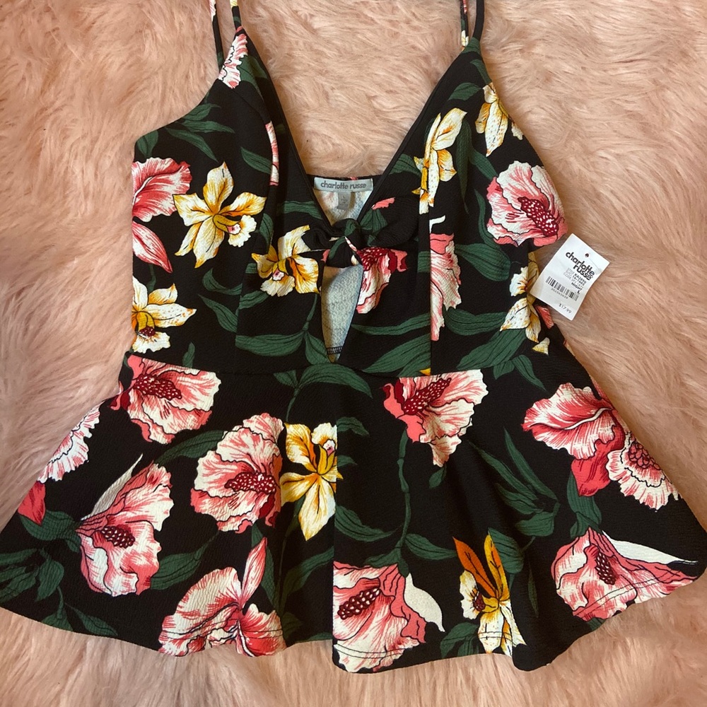 Charlotte Russe floral top